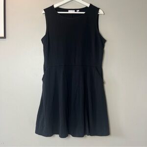 New York and Company Sleeveless Black Dress XL